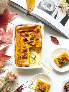混ぜて焼くだけ♪濃厚かぼちゃチーズケーキ-レシピのメイン写真