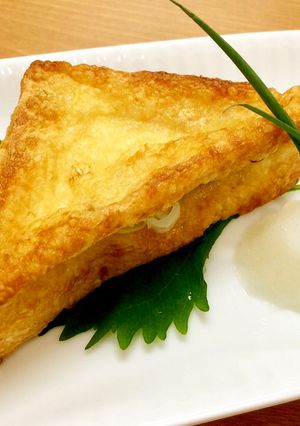 三春揚げの葱はさみ焼き-レシピのメイン写真