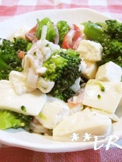 ブロッコリーと豆腐のカニカマあんかけ~♪-レシピのメイン写真