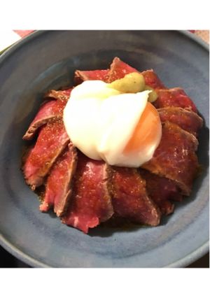 簡単！やわらかローストビーフ丼-レシピのメイン写真