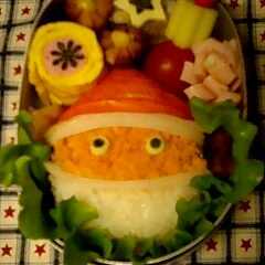 クリスマス★サンタべんとう（キャラ弁）-レシピのメイン写真