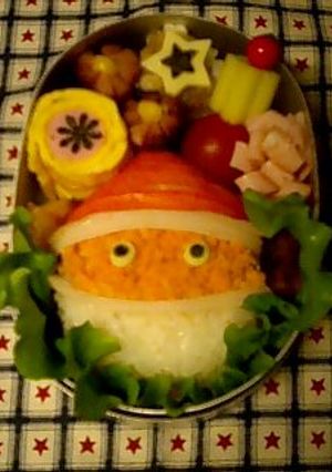 クリスマス★サンタべんとう（キャラ弁）-レシピのメイン写真