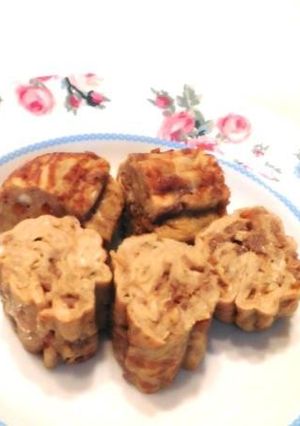肉味噌そぼろの卵焼き-レシピのメイン写真