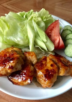 鶏むね肉のさっぱり照り焼き-レシピのメイン写真