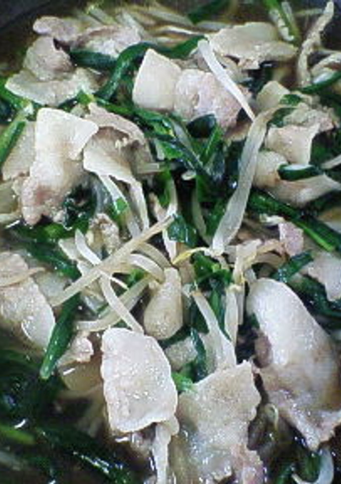 もやしと豚肉の炒め煮-レシピのメイン写真