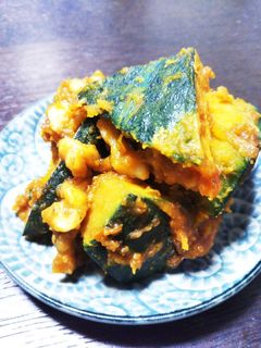 かぼちゃと胡桃の味噌和え-レシピのメイン写真