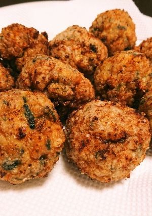 簡単!!豆腐と豚ひき肉団子揚げ-レシピのメイン写真