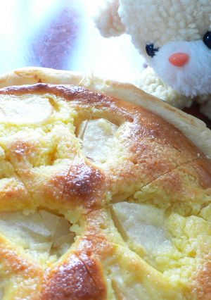 HMで簡単♪梨のヘルシーケーキ-レシピのメイン写真