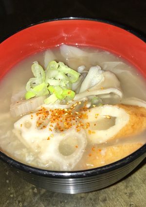 白菜と舞茸のとろり蓮根汁-レシピのメイン写真