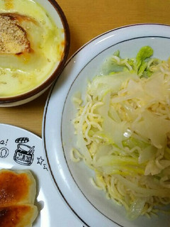 塩ラーメンでカルボナーラとグラタンスープ-レシピのメイン写真