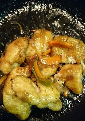 鶏むね肉のマーマレード炒め-レシピのメイン写真