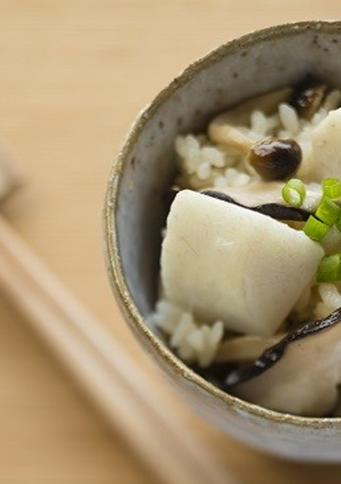 しっとり！里芋ときのこの炊き込みご飯-レシピのメイン写真