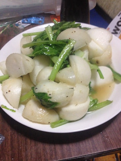 魁!漢飯:カブ丸ごとオリーブ炒め-レシピのメイン写真