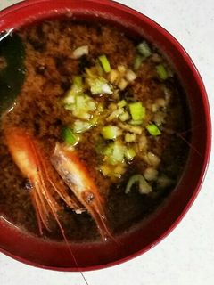 甘海老の頭で☆伊勢海老風味噌汁☆簡単-レシピのメイン写真