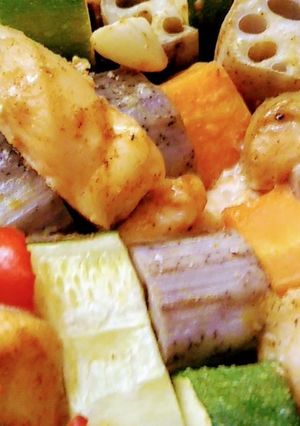 タンドリーぎゅうぎゅう焼き…冷蔵庫一掃！-レシピのメイン写真