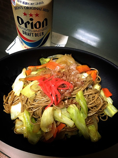 マンネリ解消蕎麦DE焦がし醤油焼きそば-レシピのメイン写真