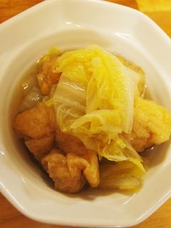 白菜と油揚げの煮物-レシピのメイン写真