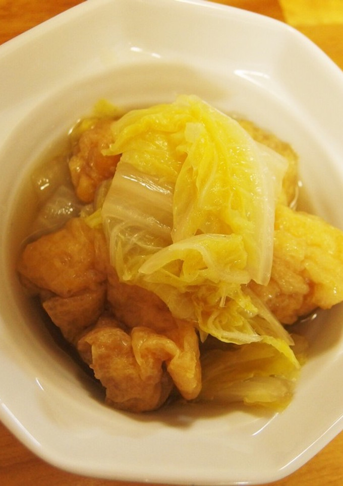 白菜と油揚げの煮物-レシピのメイン写真