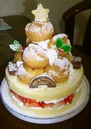 クリスマスケーキデコレーション-レシピのメイン写真