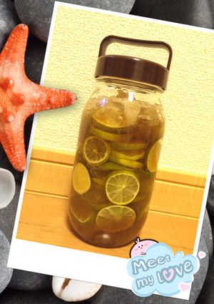 咳止めすだちと蜂蜜のシロップ-レシピのメイン写真