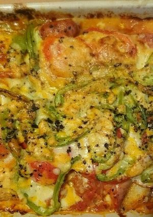 失敗したパン救済♪トマトパングラタン♪-レシピのメイン写真