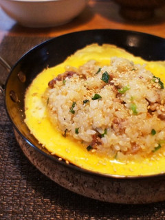 玉子に浮かぶ炒飯-レシピのメイン写真