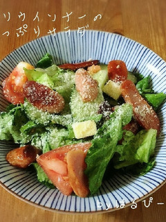 カリカリウィンナーの野菜たっぷりサラダ-レシピのメイン写真