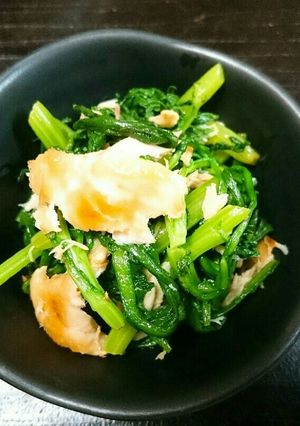 春菊と塩鯖のぽん酢醤油和え-レシピのメイン写真