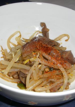 砂ずりの中華風-レシピのメイン写真
