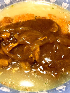 とろーりあんかけカツカレー塩ラーメン♪-レシピのメイン写真