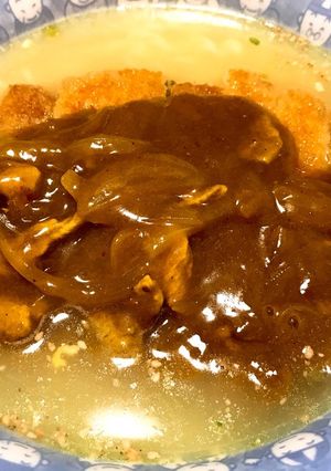 とろーりあんかけカツカレー塩ラーメン♪-レシピのメイン写真