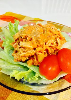 鶏キムチサラダ-レシピのメイン写真