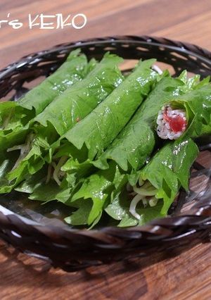 しらすの梅和え青しそ巻き-レシピのメイン写真