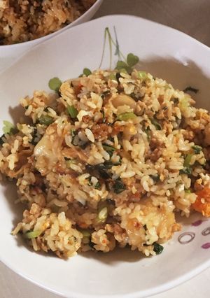 ビビンバ風！炒飯！-レシピのメイン写真