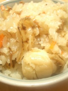 ホタテの炊き込みごはん-レシピのメイン写真