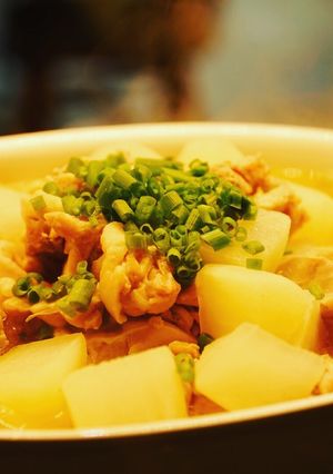 鳥モモ肉と大根の煮物-レシピのメイン写真