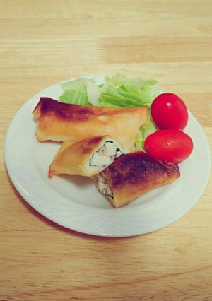 揚げない!!イタリアン風春巻き〜しそ風味-レシピのメイン写真
