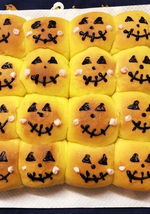 ハロウィン☆簡単スクエアぱん-レシピのメイン写真