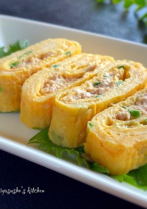 ツナの卵焼き-レシピのメイン写真