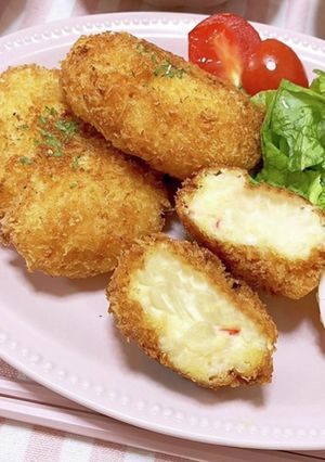 激うま!かにかまクリームコロッケ♡-レシピのメイン写真
