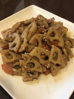 蓮根と人参と豚肉のきんぴら-レシピのメイン写真
