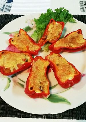 豆とコーンのピーマンキッシュ-レシピのメイン写真