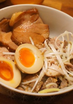 たれ塩チャーシュー二色丼-レシピのメイン写真