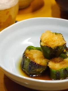 焼きピーマンのこぶおろし詰め-レシピのメイン写真