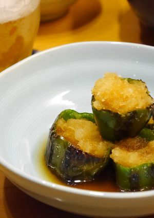 焼きピーマンのこぶおろし詰め-レシピのメイン写真