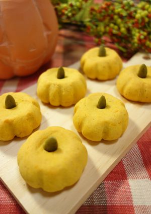 ハロウィンにぴったり♪パンプキンクッキー-レシピのメイン写真