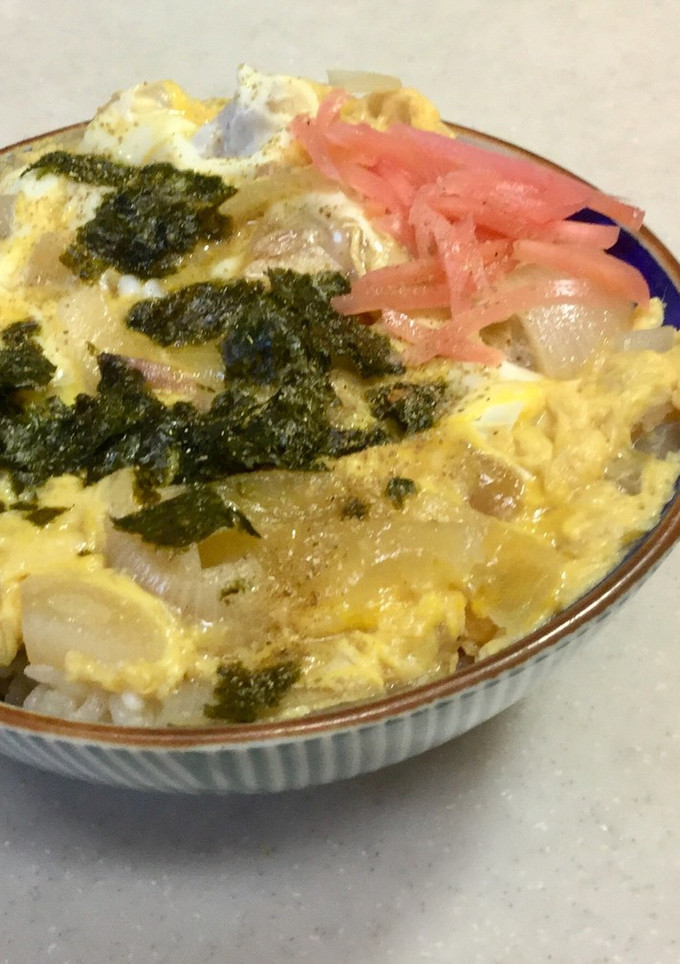 冷凍ササミで親子丼　我が家の丼-レシピのメイン写真