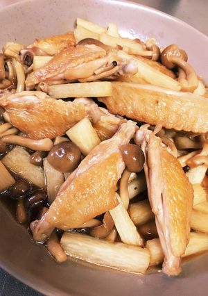 鶏手羽と長芋のシャキシャキ煮-レシピのメイン写真