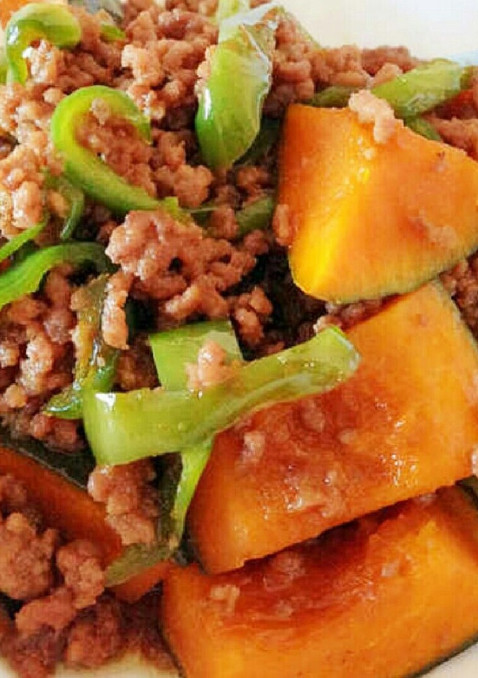 南瓜は万能野菜！南瓜のそぼろ炒め-レシピのメイン写真