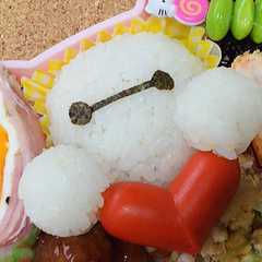 รูปของ 簡単キャラ弁！ベイマックス♪